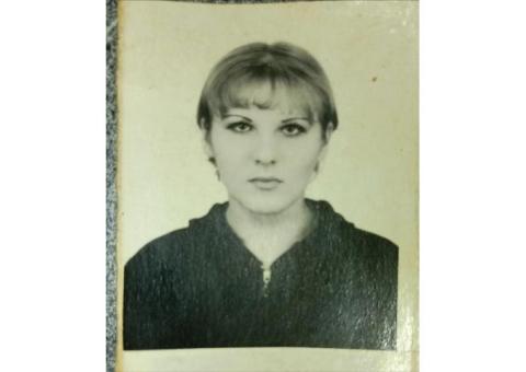 Прапро Елена Николаевна, 21.03.1982, пропала в 2006г, уехала на заработки и не вернулась